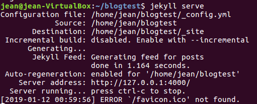 jekyllserve